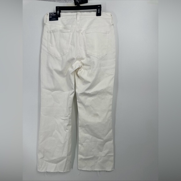 J.Crew Flare Crop Jean In Stretch White Size 29 BO933 - Picture 5 of 5